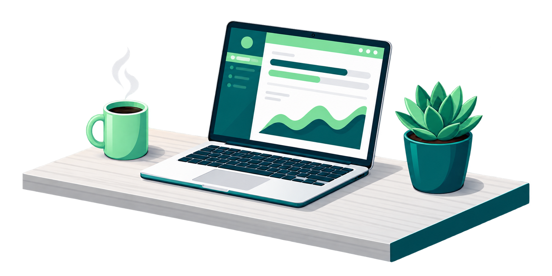 Organization dashboard illustration